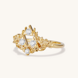 Goddesses' Relic Ring, Round Cut Stones