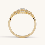 Goddesses' Relic Ring, Round Cut Stones