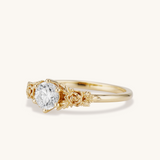 Gold Rose Ring, 0.50 ct.