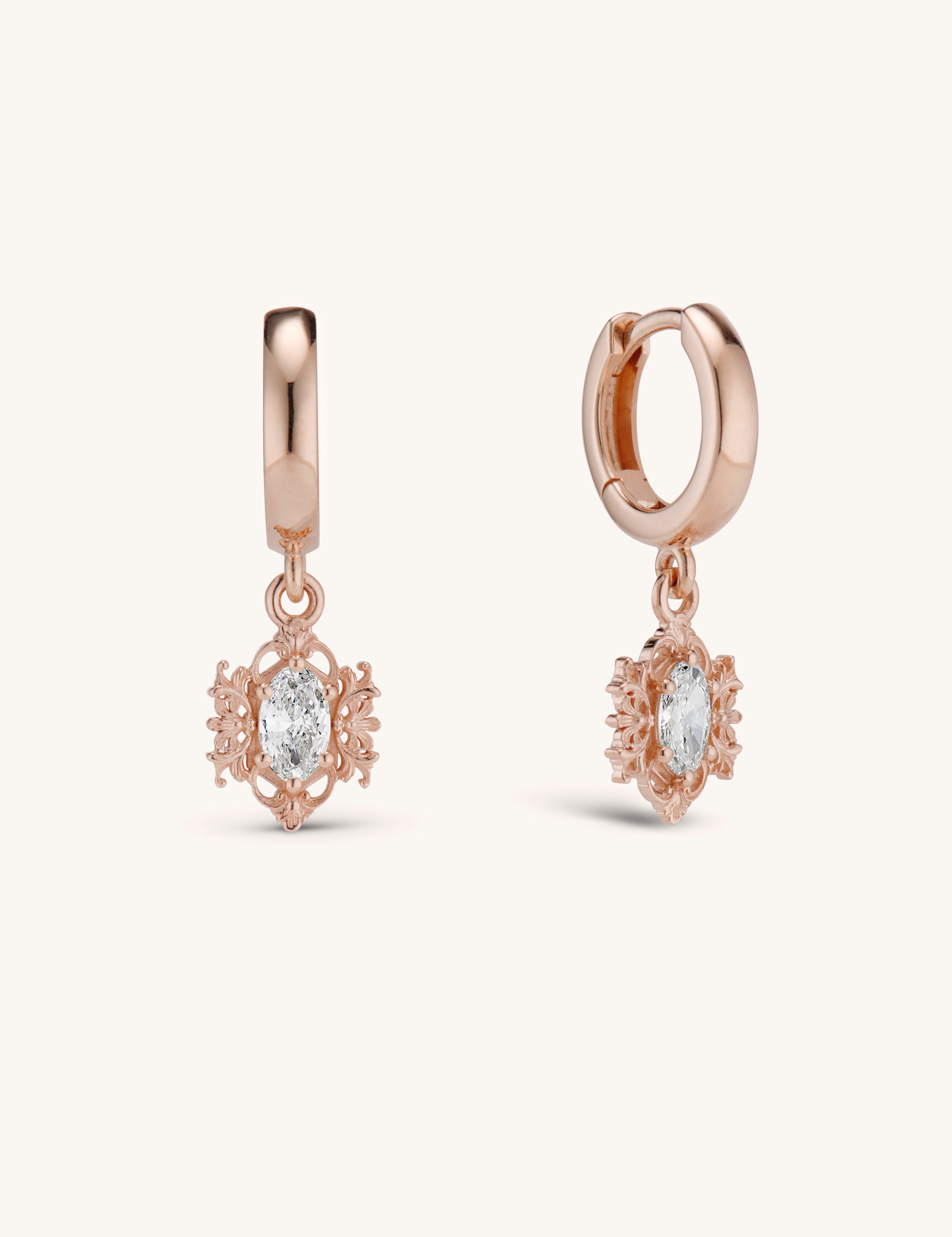 Tiny Rupee Earrings