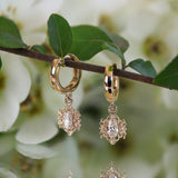 Tiny Rupee Earrings