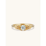 Custom Gold Rose Ring, 0.25 ct. ✶ 1365.00