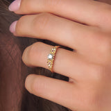 Sakura Ring, 0.25 ct. White Diamond