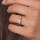 Sakura Ring, 0.50 ct. White Diamond
