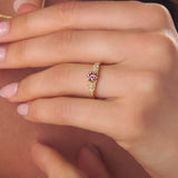 Sakura Ring, 0.50 ct. Pink Diamond