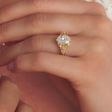 Sakura Ring, 2 ct. White Diamond
