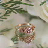 Sakura Ring, 1 ct. Pink Diamond, Claw Prongs