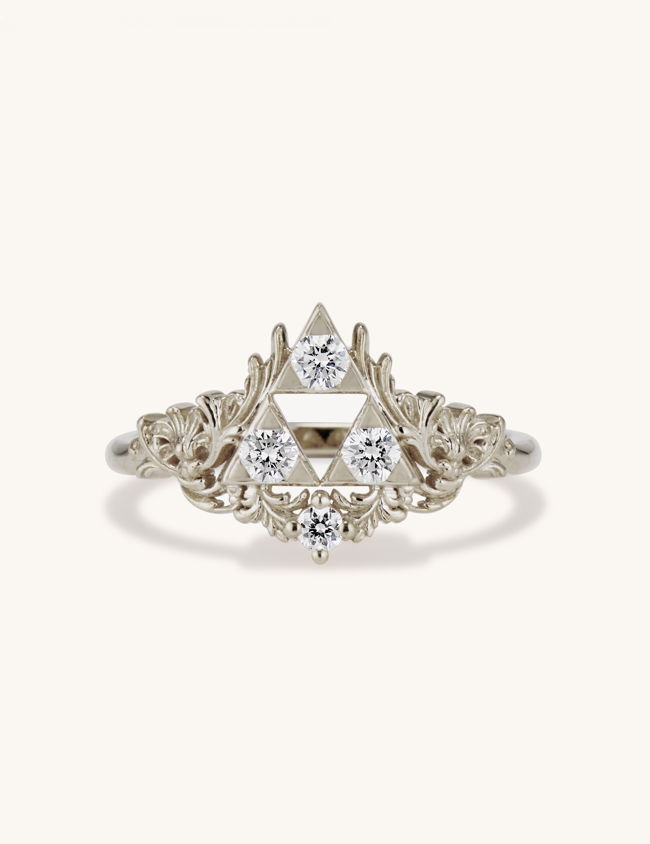 Goddesses' Relic Ring, Round Cut Stones