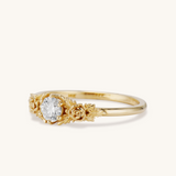 Gold Rose Ring, 0.25 ct.