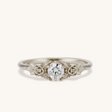 Gold Rose Ring, 0.25 ct.