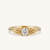 Gold Rose Ring, 0.25 ct.