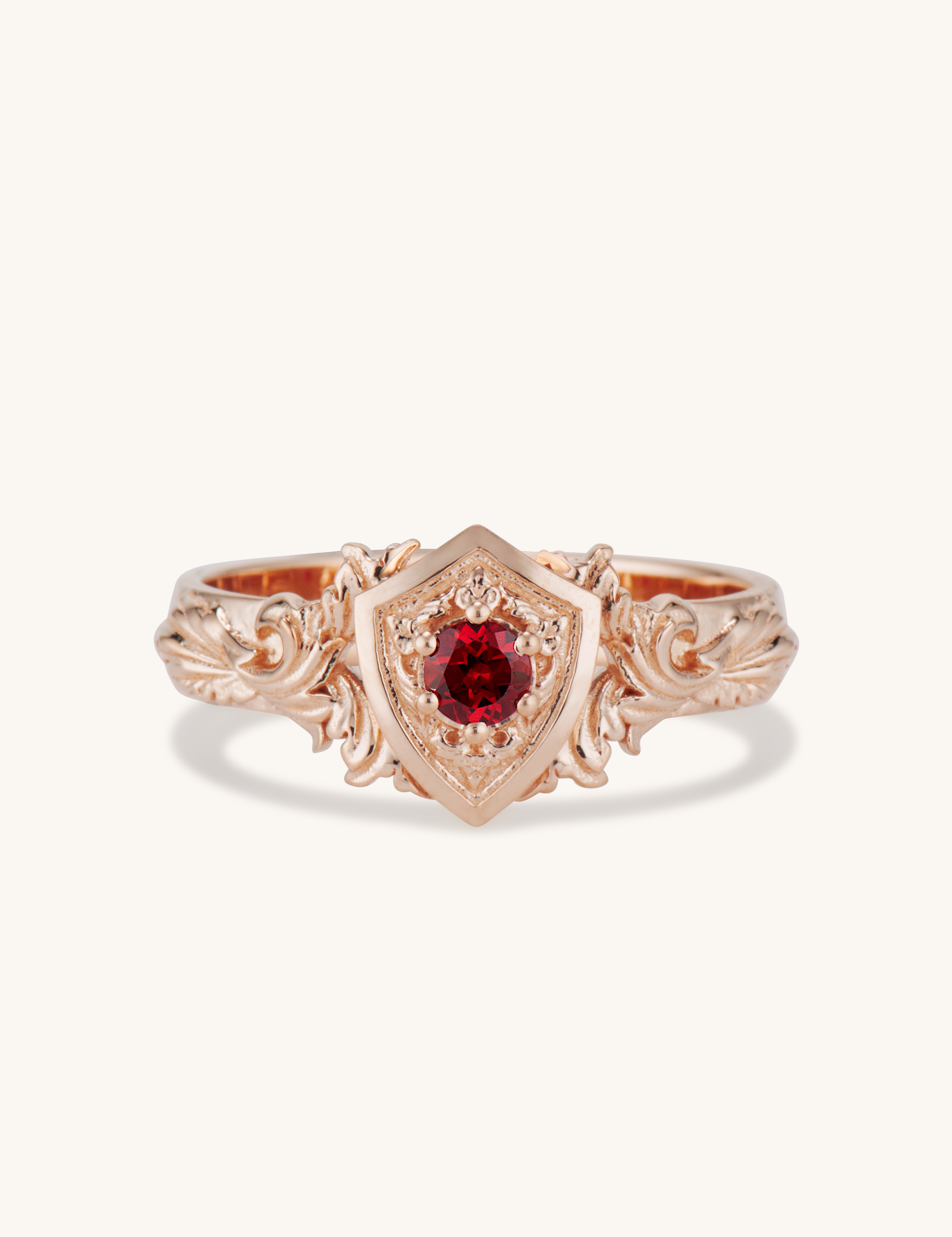 Men's Shield Ring