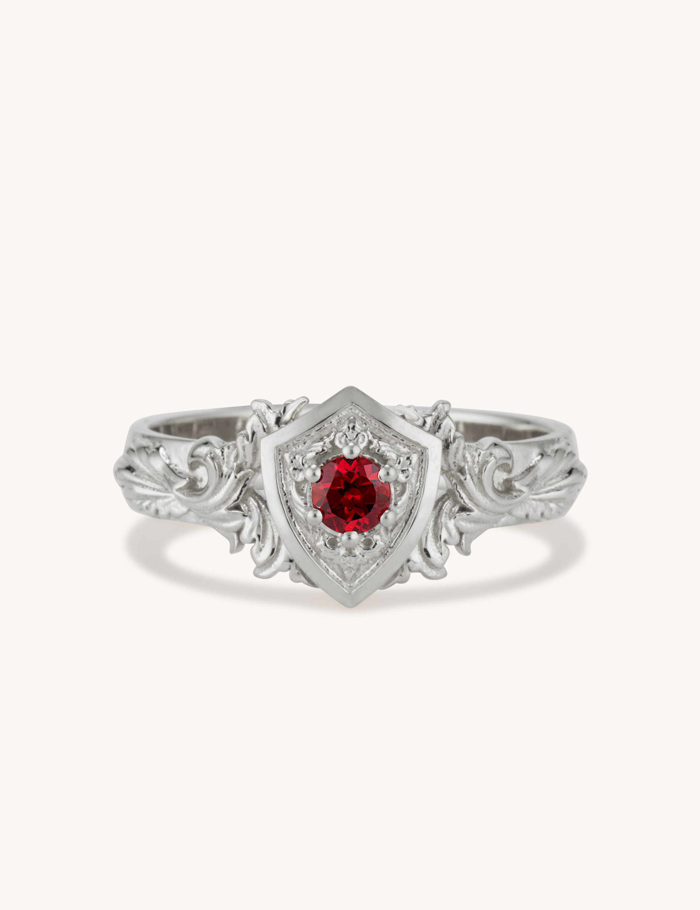 Men's Shield Ring