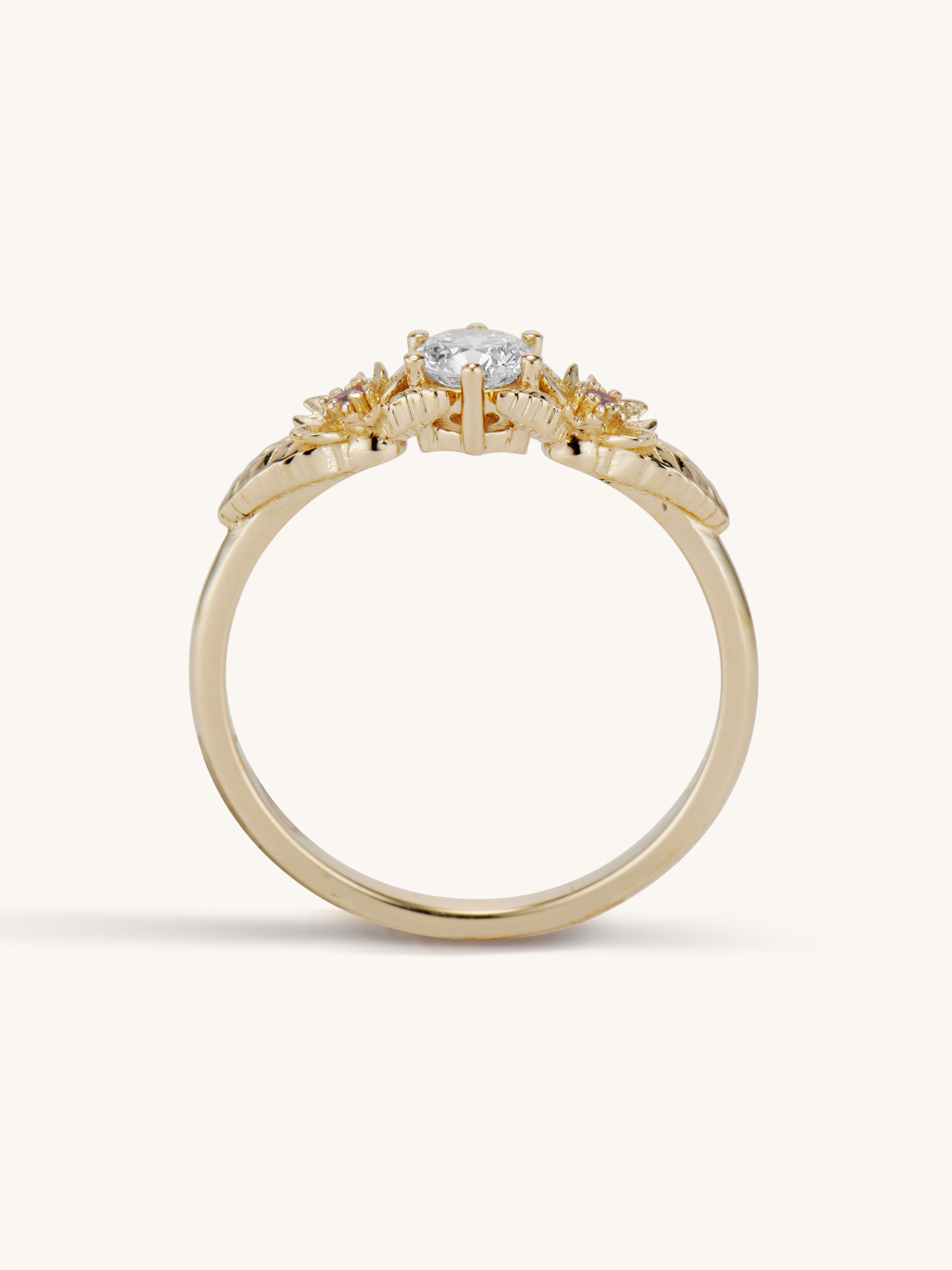 Sakura Ring, 0.25 ct. White Diamond – Soulbound