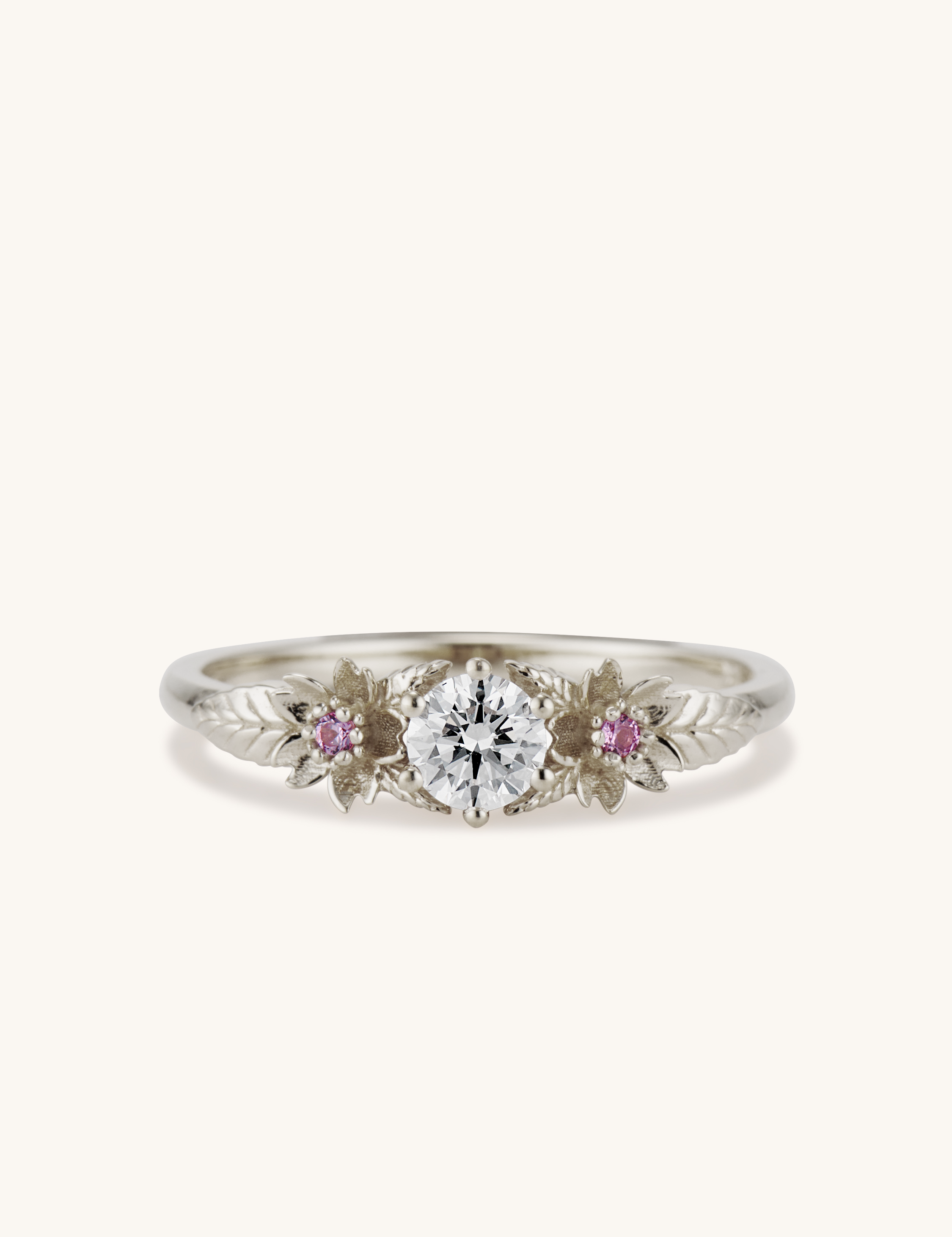 Sakura Ring, 0.25 ct. White Diamond