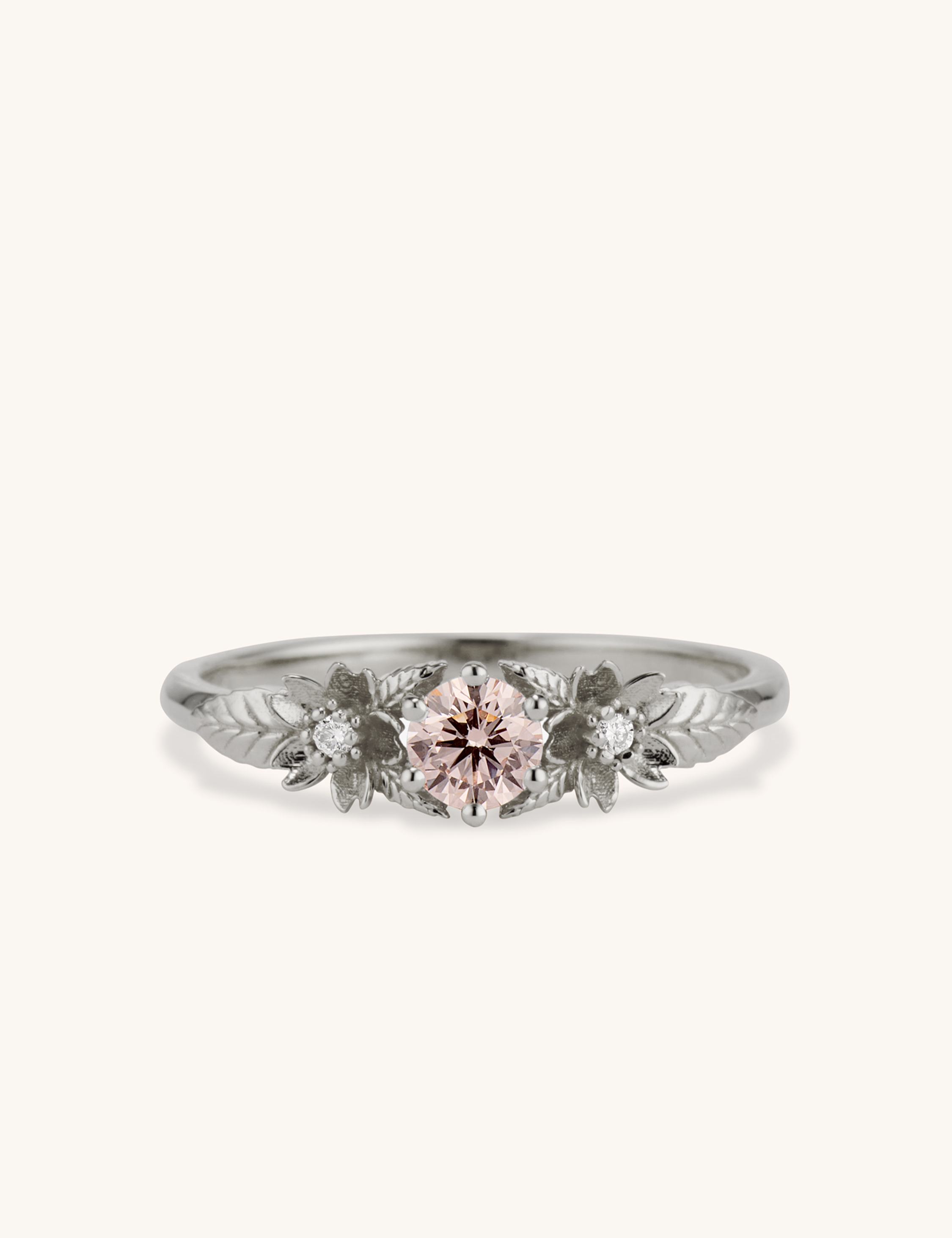 Sakura Ring, 0.25 ct. Pink Diamond