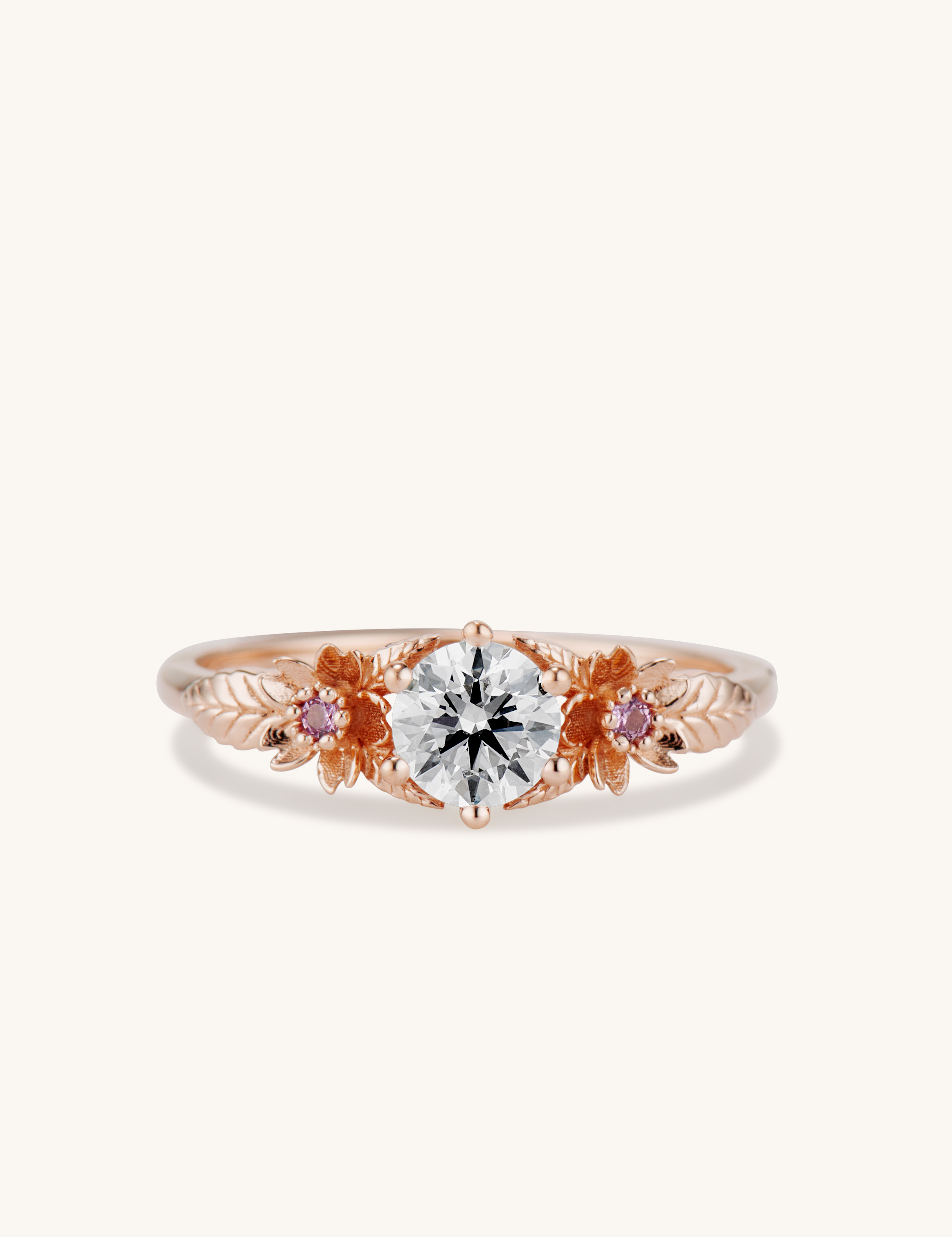 Sakura Ring, 0.50 ct. White Diamond