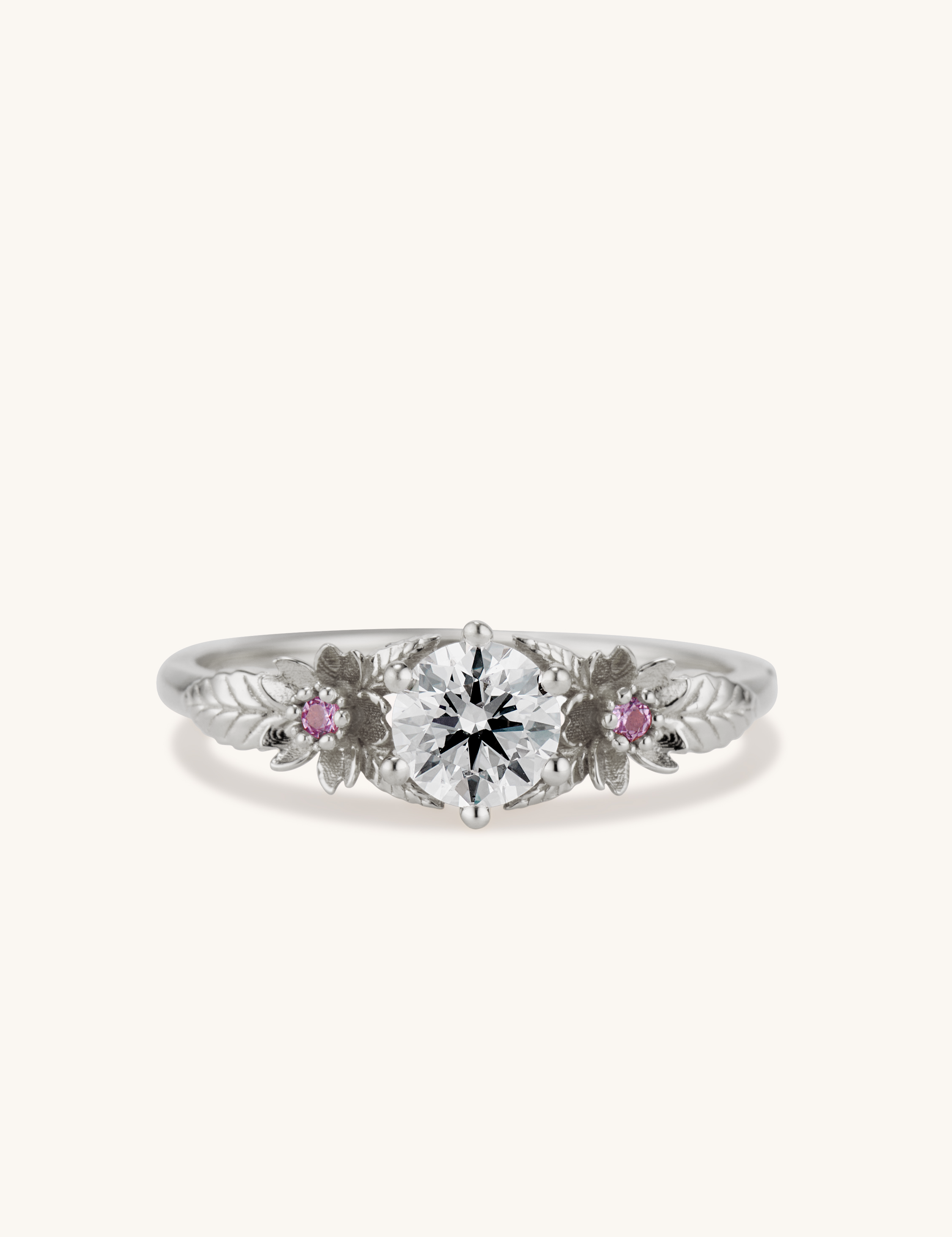 Sakura Ring, 0.50 ct. White Diamond