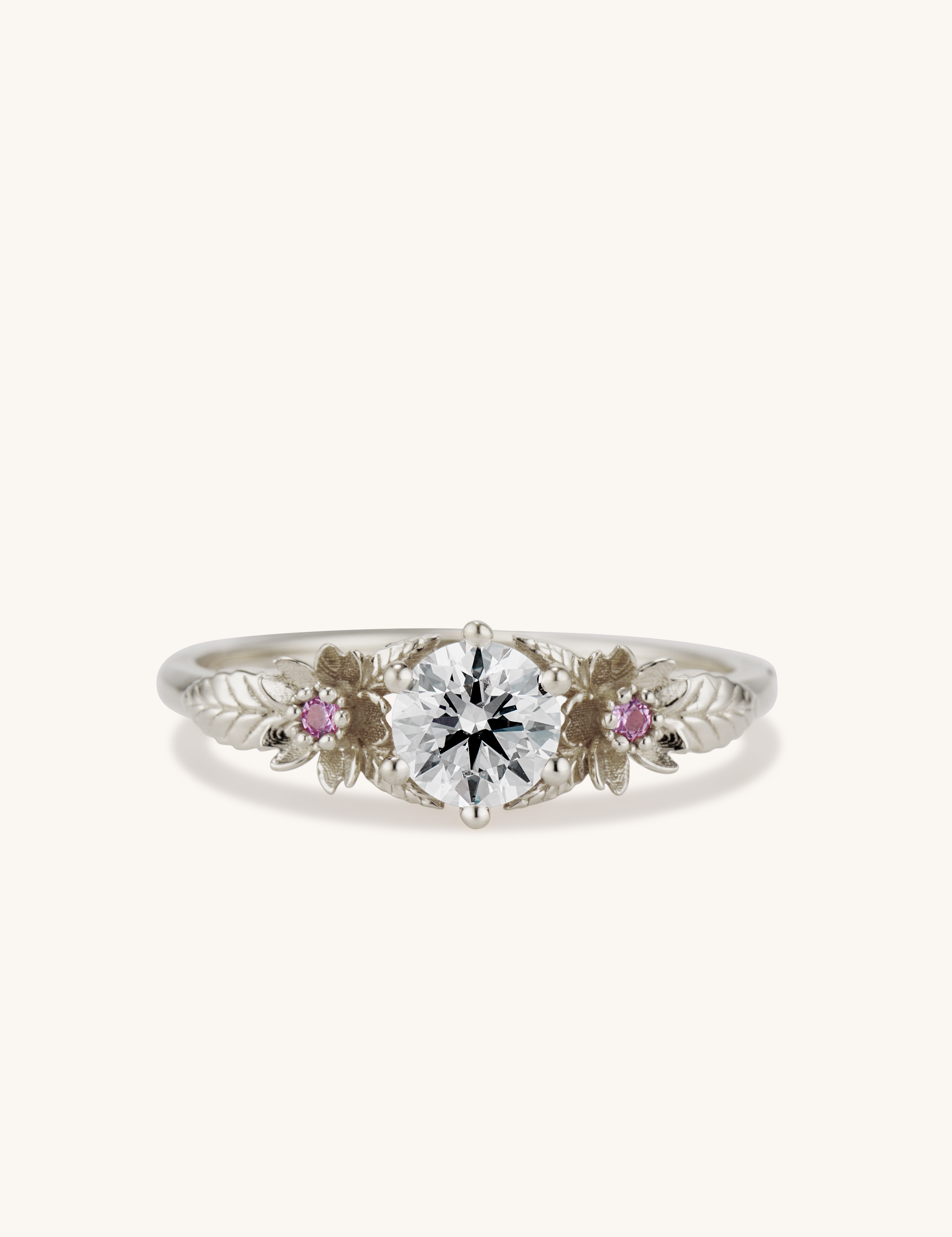 Sakura Ring, 0.50 ct. White Diamond