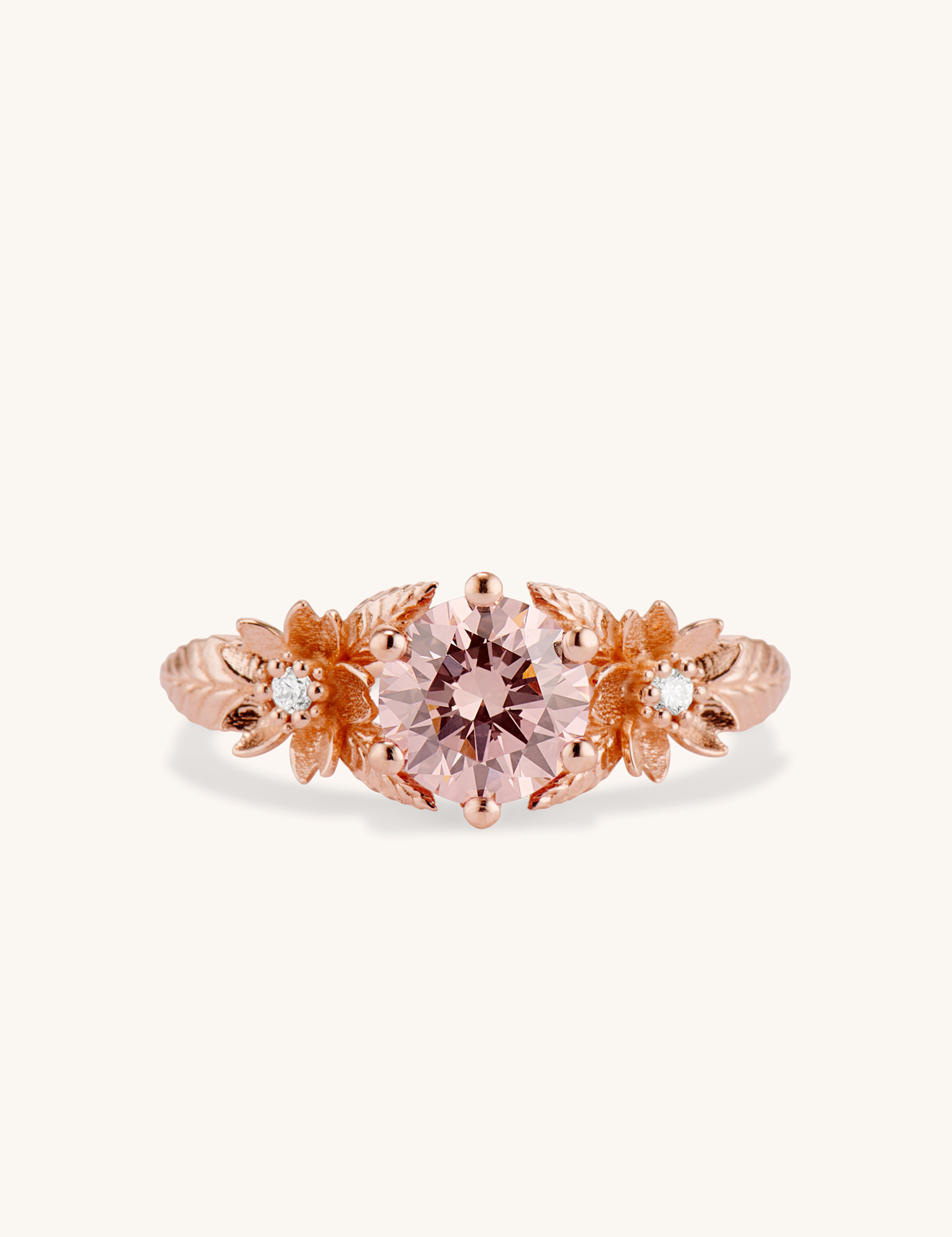 Sakura Ring, 1 ct. Pink Diamond