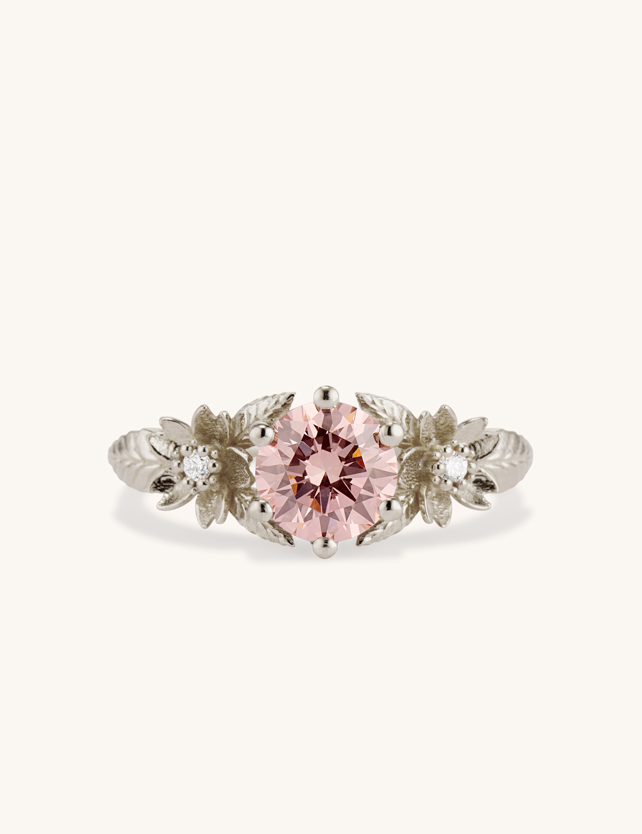 Sakura Ring, 1 ct. Pink Diamond