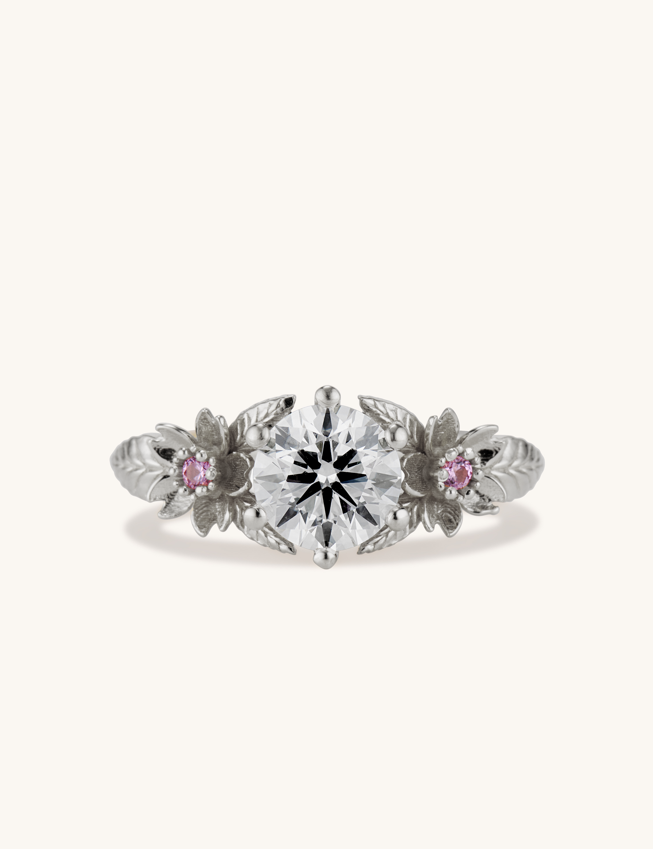 Sakura Ring, 1 ct. White Diamond