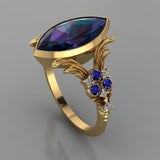 Kimberly's Custom Upgraded Spiritual Stone of Water Ring