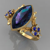 Kimberly's Custom Upgraded Spiritual Stone of Water Ring