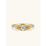 Custom Gold Rose Ring, 0.25 ct. ✶ 1820.00