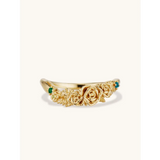 Custom Gold Rose Band ✶ 1520.00